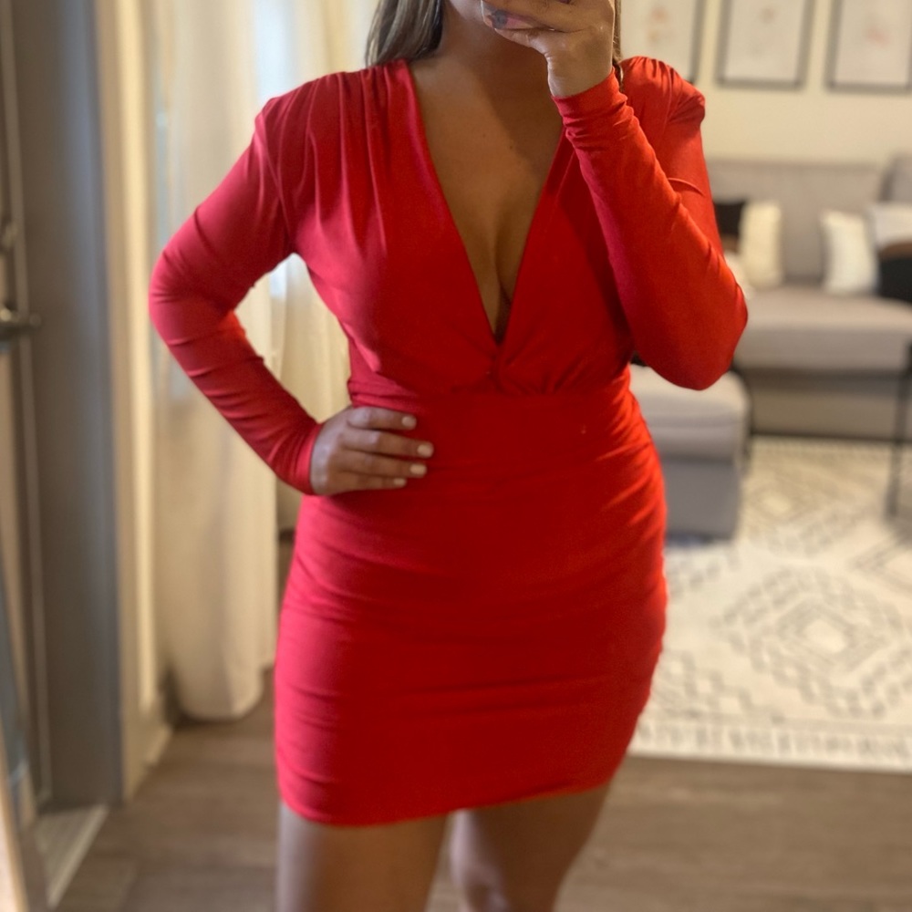 Red dress
